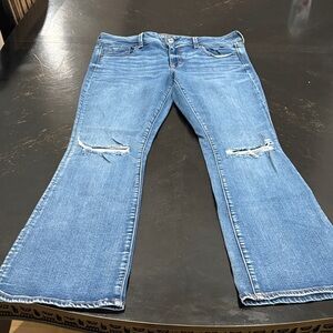 American Eagle Outfitters Light Blue Flare Jeans